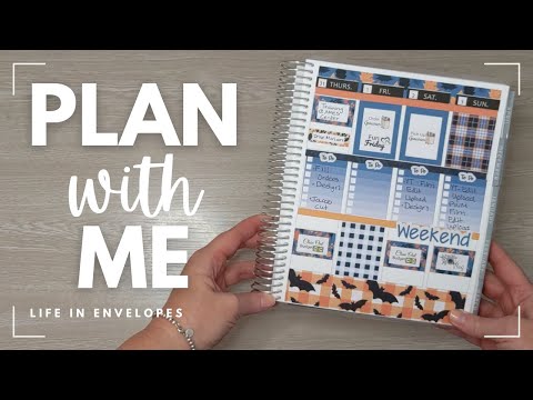 Plan with Me / Erin Condren 7x9 Life Planner / Vertical Layout / October 2024