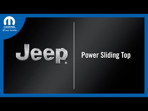 Power Sliding Top | How To | 2025 Jeep Wrangler