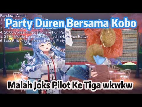 Moment CountDown Party Duren Bersama KOBO Si Pilot Ke-3  :v WKWKWK