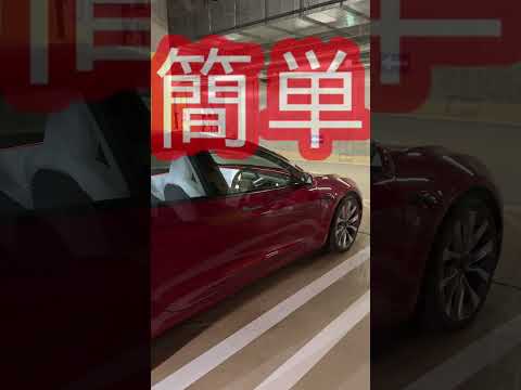 テスラモデル3の施錠にはアレを使いましょう！ #tesla #model3 #テスラ #テスラモデル3 #BEV #shorts