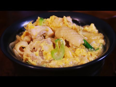 【簡単レシピ】親子丼をほんだしと玉ねぎを使って簡単に作ってみたの巻