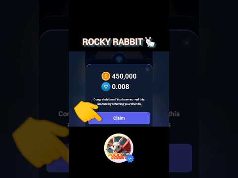 Rocky Rabbit Airdrop - Withdraw Free TON COIN To Tonkeeper Wallet