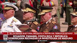 VENEZUELA | Ecuador, Panamá, Costa Rica y República Dominicana rechazan la investidura de Maduro