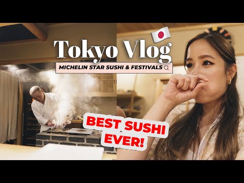 The BEST 2 Michelin Star Sushi Omakase Restaurant  & Japanese Festival | Living in Japan