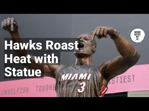 Hawks Mock Heat with Dwyane Wade Statue During Free Throws