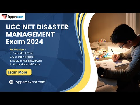 UGC NET DISASTER MANAGEMENT Important Questions, Book in PDF, Update Syllabus 2025, Study Material