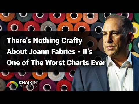 There's Nothing Crafty About Joann Fabrics - It's One of The Worst Charts Ever