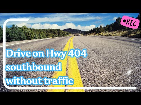 【街景】 Drive south through highway 404 without traffic  #dashcams #街景  #highway404 #drivevideo