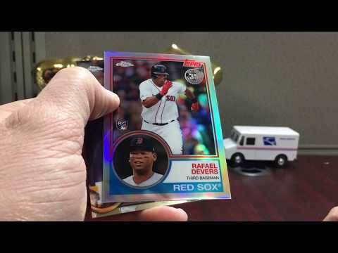 2018 Topps Chrome Baseball Retail Blaster Break x3