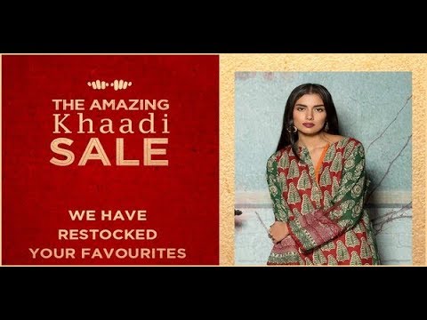 The Amazing Khaadi Sale Flat 30% To 50% Off Wintre 2018 Collection