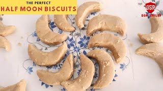 how to make moon biscuits,half moon biscuits recipe,chand biscuits,moon biscuits in telugu | by DSR