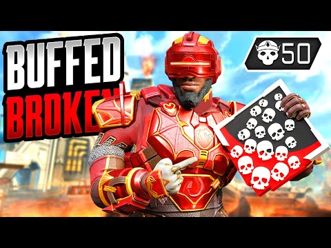 NEW NEWCASTLE BUFFED 50 KILLS WAS INSANE IN TWO GAMES (Apex Legends Gameplay)