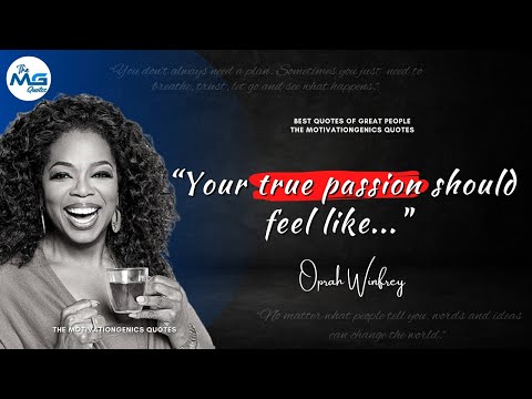 Oprah Winfrey Quotes You Can Love Someone | TMGQ #20