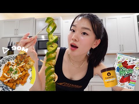 trying viral tiktok recipes