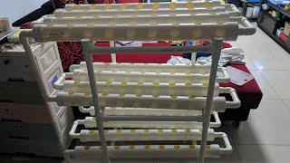 无土栽培设备终于完工了，算下成本比网购便宜不少,How to make a Hydroponic System at home using PVC Pipe