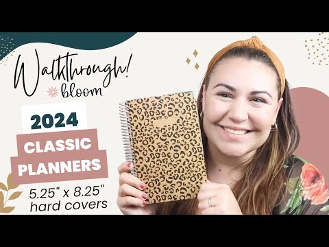 2024 5x8 Hard Cover Planner - bloom Daily Planners ®