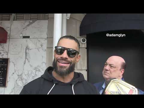 Roman Reigns Talks Wrestlemania, Hall of Fame, Exploring Hollywood Offers, and More!!!