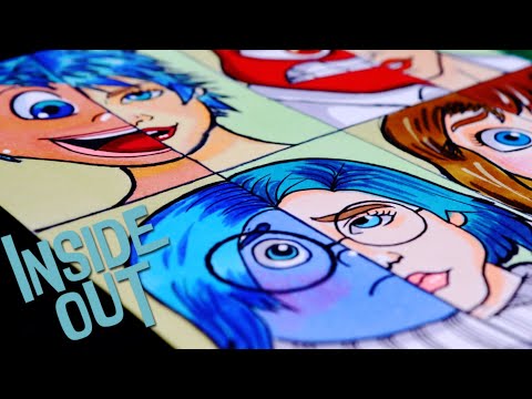 ALL INSIDE OUT CHARACTERS | ANIMATION VS REALISTIC [COLORING]