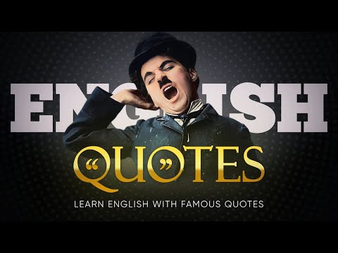 ENGLISH QUOTES | LEARN ENGLISH with CHARLIE CHAPLIN