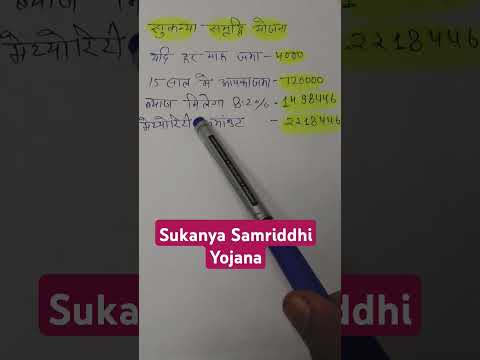 Sukanya Samriddhi Yojana||सुकन्या समृद्धि योजना||