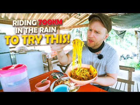 Riding 700km in the RAIN to try this THAI Food / From Bangkok to Trang / Thailand Motorbike Tour