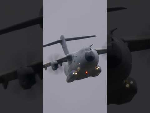 A400M Atlas low level in the Mach Loop