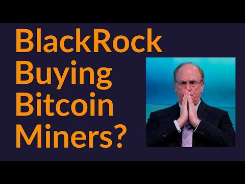 BlackRock Buying All Bitcoin Miners?