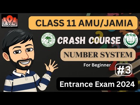 Number System | AMU /Jamia Class 11 Entrance Exam 2024 | Class 9 Chapter 1 maths | Conceptum Book