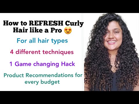 How to Refresh Curly Hair like a Pro | 4 simple methods |  Product recommendations for every budget