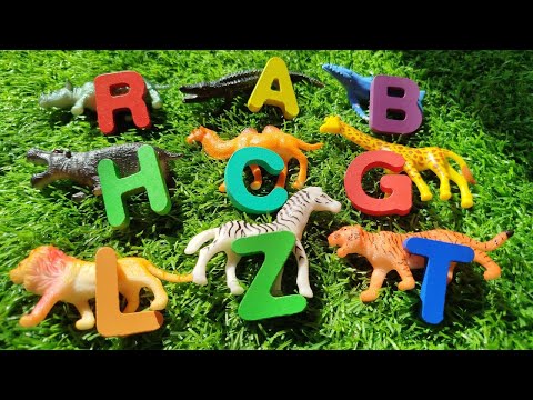 abc animals puzzles for toddlers, abcd, abc animals activity puzzle game, animals,toy learning video