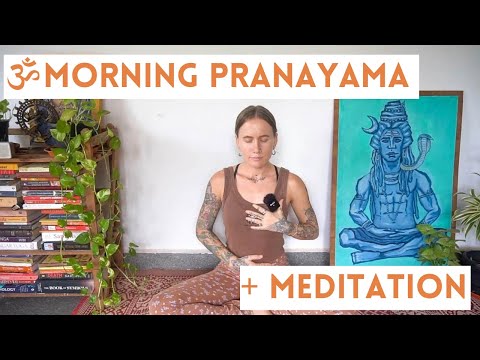 20 Min Good Morning Pranayama + Meditation | Daily Yoga Ritual