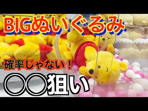 【クレーンゲーム】確率じゃない！BIGぬいぐるみは◯◯狙い！