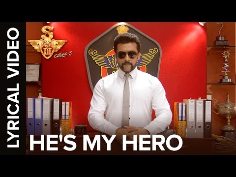 🎼He's My Hero | Lyrical Video | S3 - Yamudu 3 | Telugu Movie 2016🎼