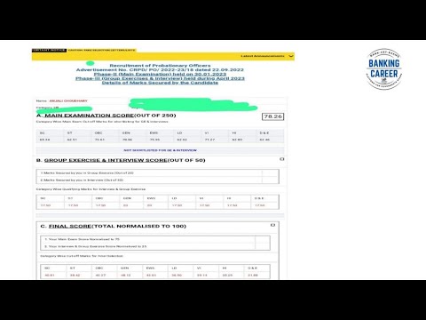 SBI PO 2022 Missed by 0.30 Marks 😢