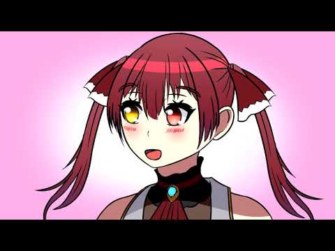 HoloLive Rushia Sings to Marine - Short animation