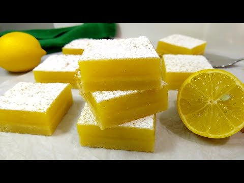 Easy Lemon Bars Recipe | Just 5 INGREDIENTS! | Lemon Squares