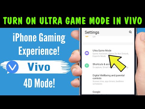 How To Turn On Ultra Game Mode In Vivo Phones With All Settings 2024