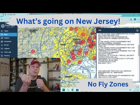 Drone Flight Restrictions!  Airspace Closure Discussion New Jersey New York