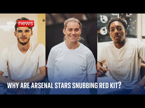 Why Arsenal football stars are swapping iconic red kit for white strips