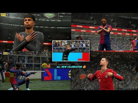 All New Celebrations in eFootball 25 😍 | Ronaldo, Lewandowski, Gyokeres and More | eFootball 25