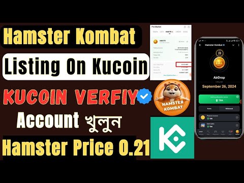 How to Create Kucoin 2024 | Hamster Kombat Listing On Kucoin | Kucoin Account Create | Hamster Price