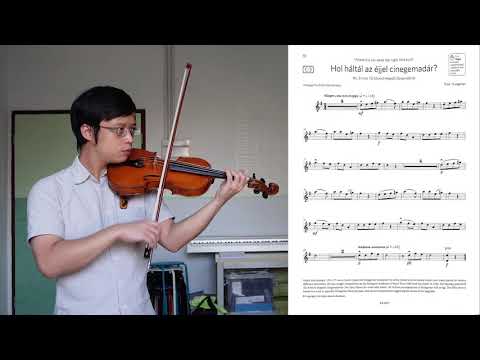 Hol háltál az éjjel cinegemadár【Grade 2 C3 Violin】小提琴 2 級 C3, ABRSM (2020-2023)