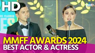 MMFF Awards 2024 | Best Actor & Best Actress winners