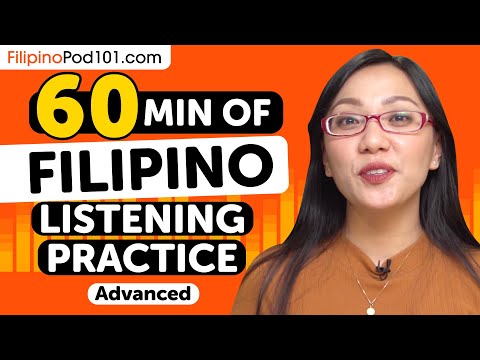 Practice Your Filipino Listening Skills in 60 Hour | For Advanced Learners