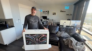 Unboxing an Apple studio display 2024