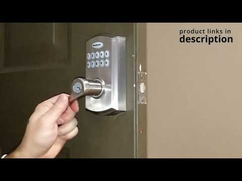 How to replace your key lock with a keypad lock - Kwikset Smartlock 955 install