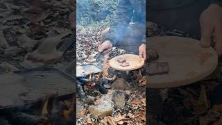 Cooking Breakfast in the Camp #openfirecooking #campingcooking #campfirecooking #bushcraftcooking