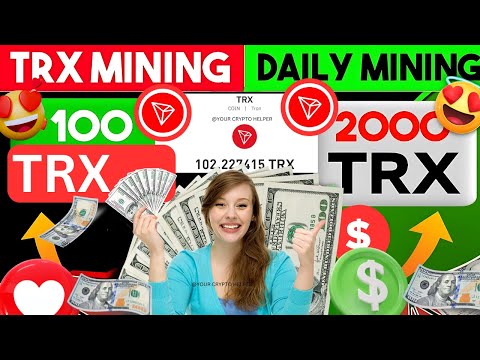 Best TRX Mining Website 2024 | New Trx Earning App | New TRON Mining Site