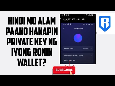 Paano Hanapin Ronin Private key ?#privatekey #roninwallet #paanohanapin