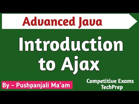 Lec - 6.1 Introduction to AJAX in Advanced Java in Hindi